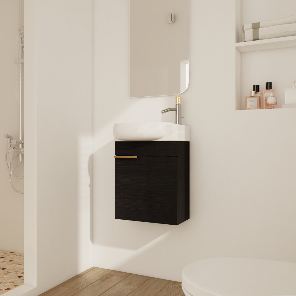 Bathroom Vanity with Sink and Soft-Close Doors