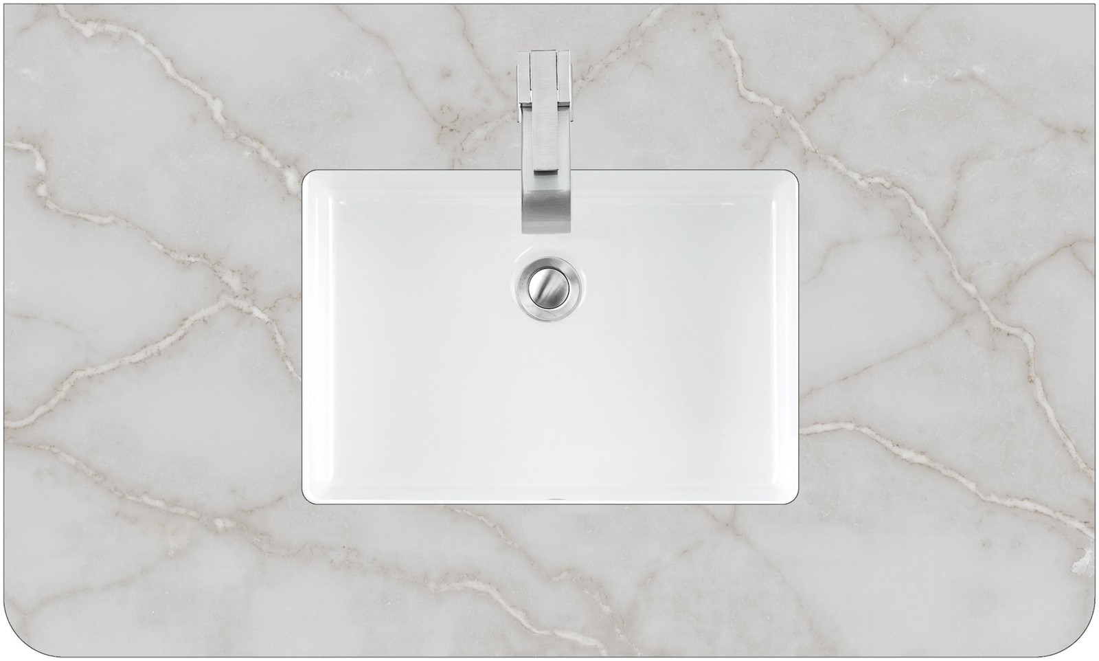 James Martin Vanities 060-S36RC-SNK 36″ Stone Composite Vanity – Victorian