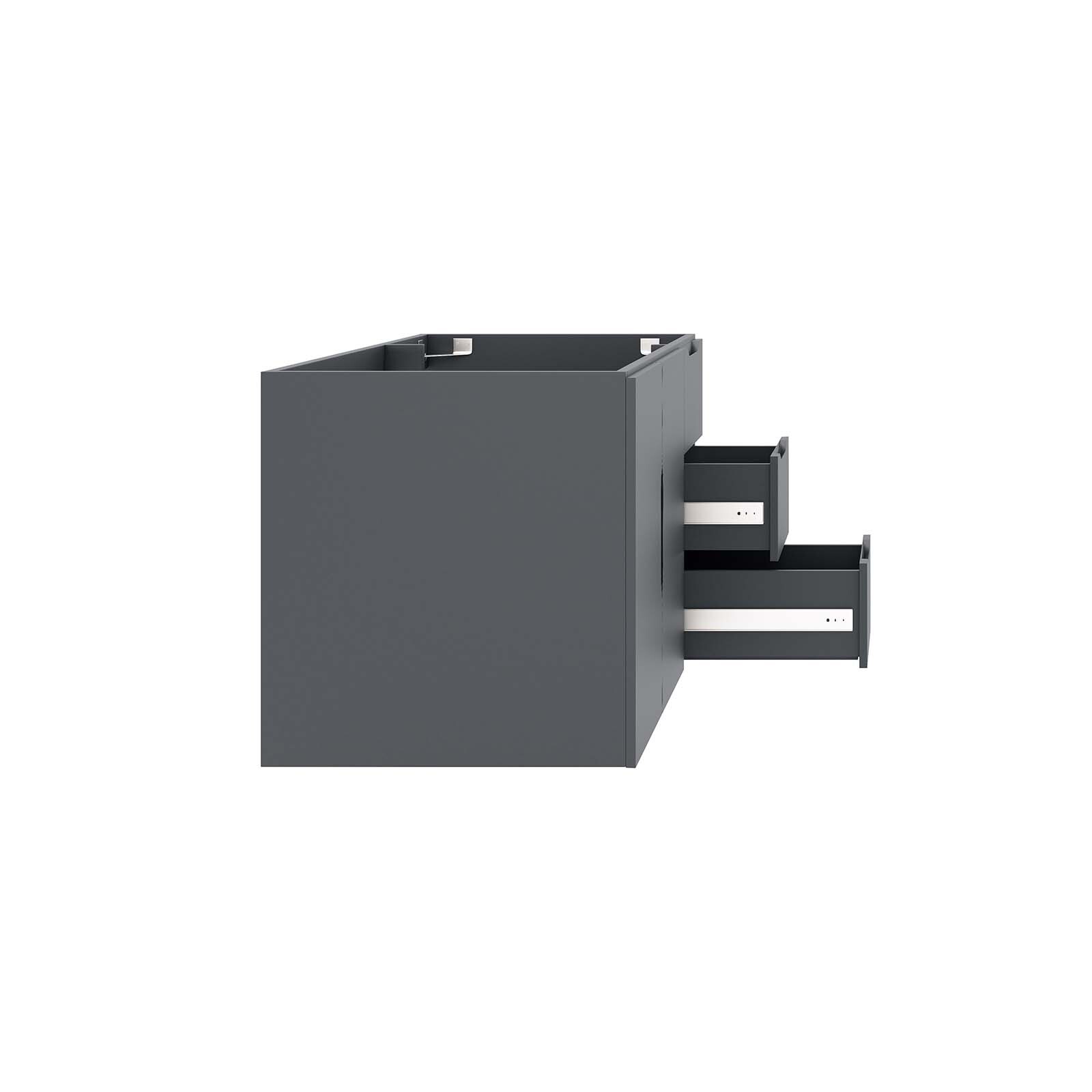 Modway Vitality 36″ Bathroom Vanity Cabinet (Sink Basin Not Included) in Gray