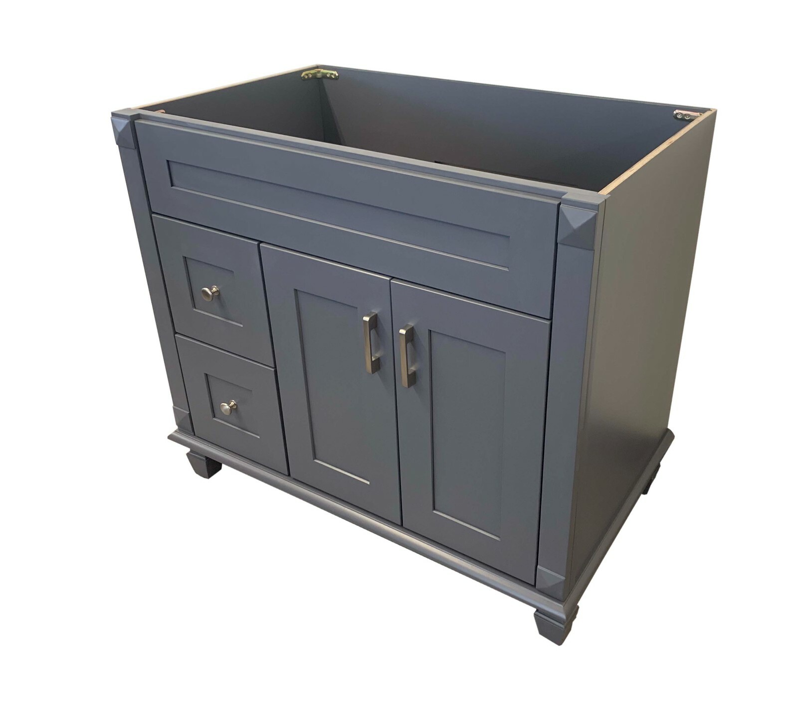 New 36″ Grey shaker Single Bathroom Vanity Base Cabinet 36″ W x 21″ D x 32″H