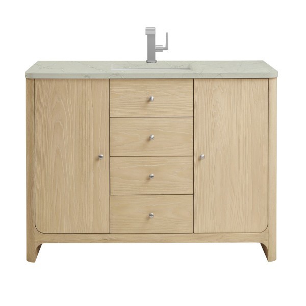 48″ James Martin Gracyn D125-V48-CSD-3VSL Vanity Cabinet Victorian Silver Top