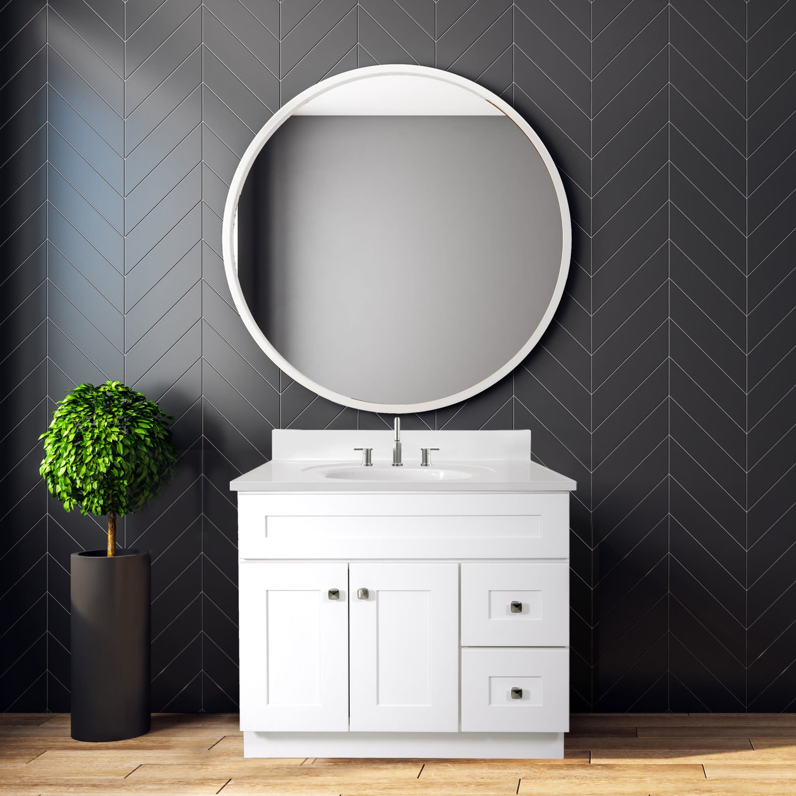 Design House 216150 Brookings 36″ – White