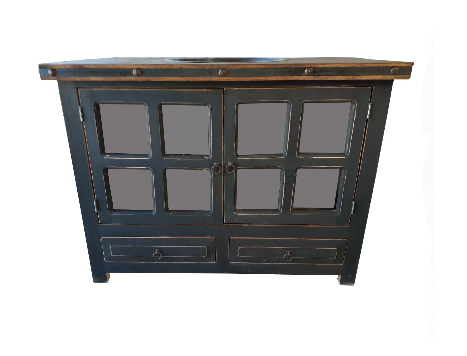 San Angelo Rustic Bathroom Vanity Furniture