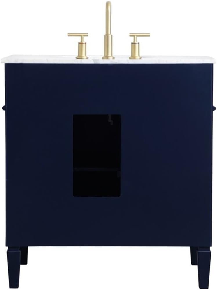 Elegant Lighting – VF12532BL – 32 Inch Single Bathroom Vanity in Blue