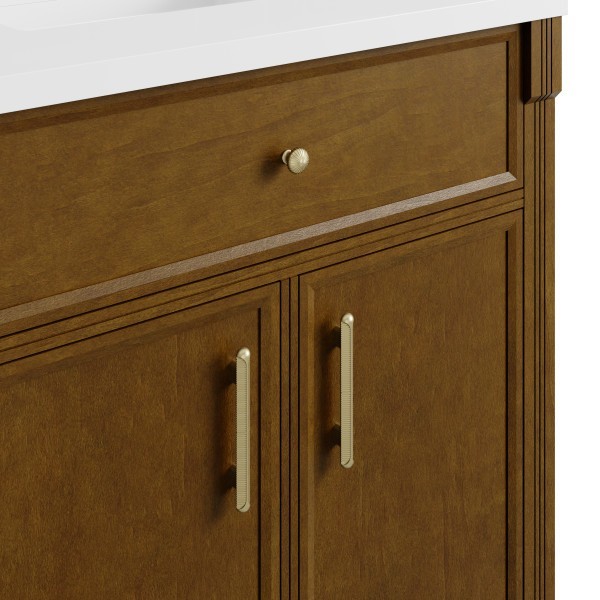 84″James Martin Bellshire 660-VMC84-HNO-1WZ Dual Vanity White Zeus Silestone Top