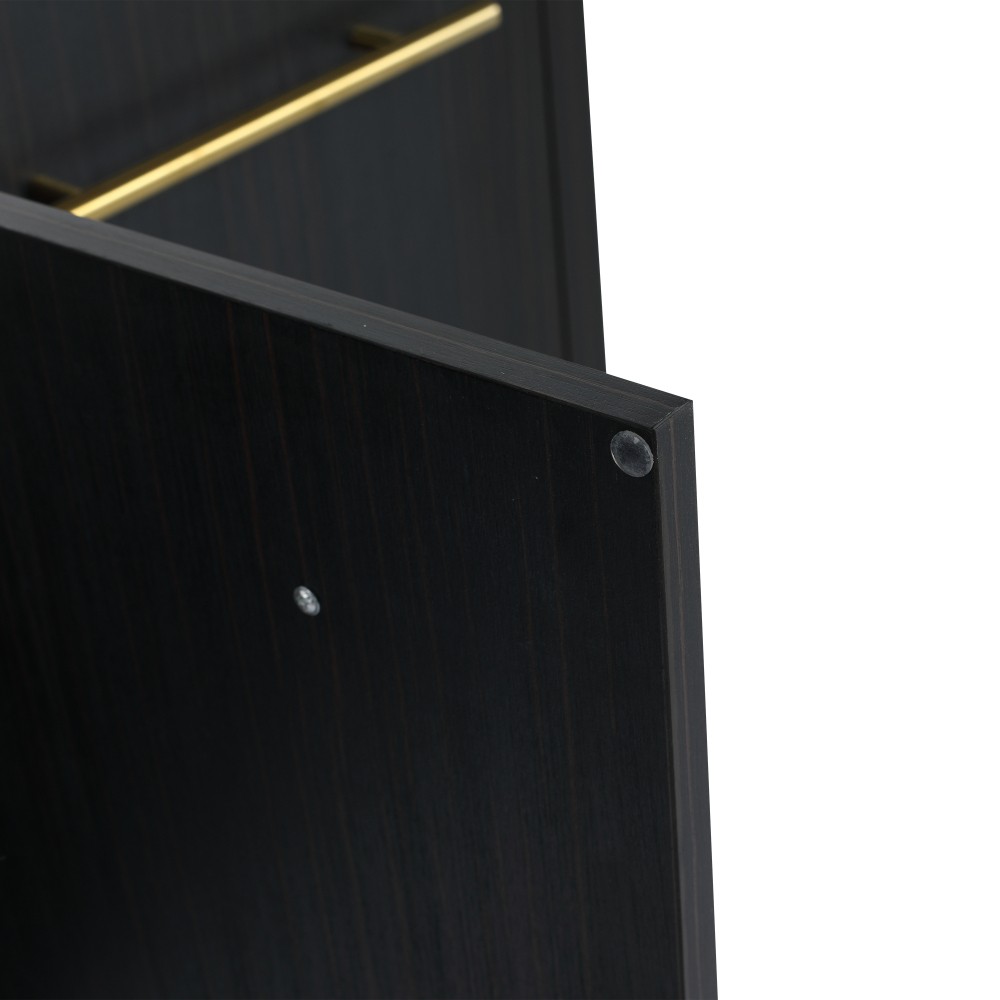 48-inch Wall-Mounted Bathroom Vanity Pop-Up Drain P-Trap Rear Baffle