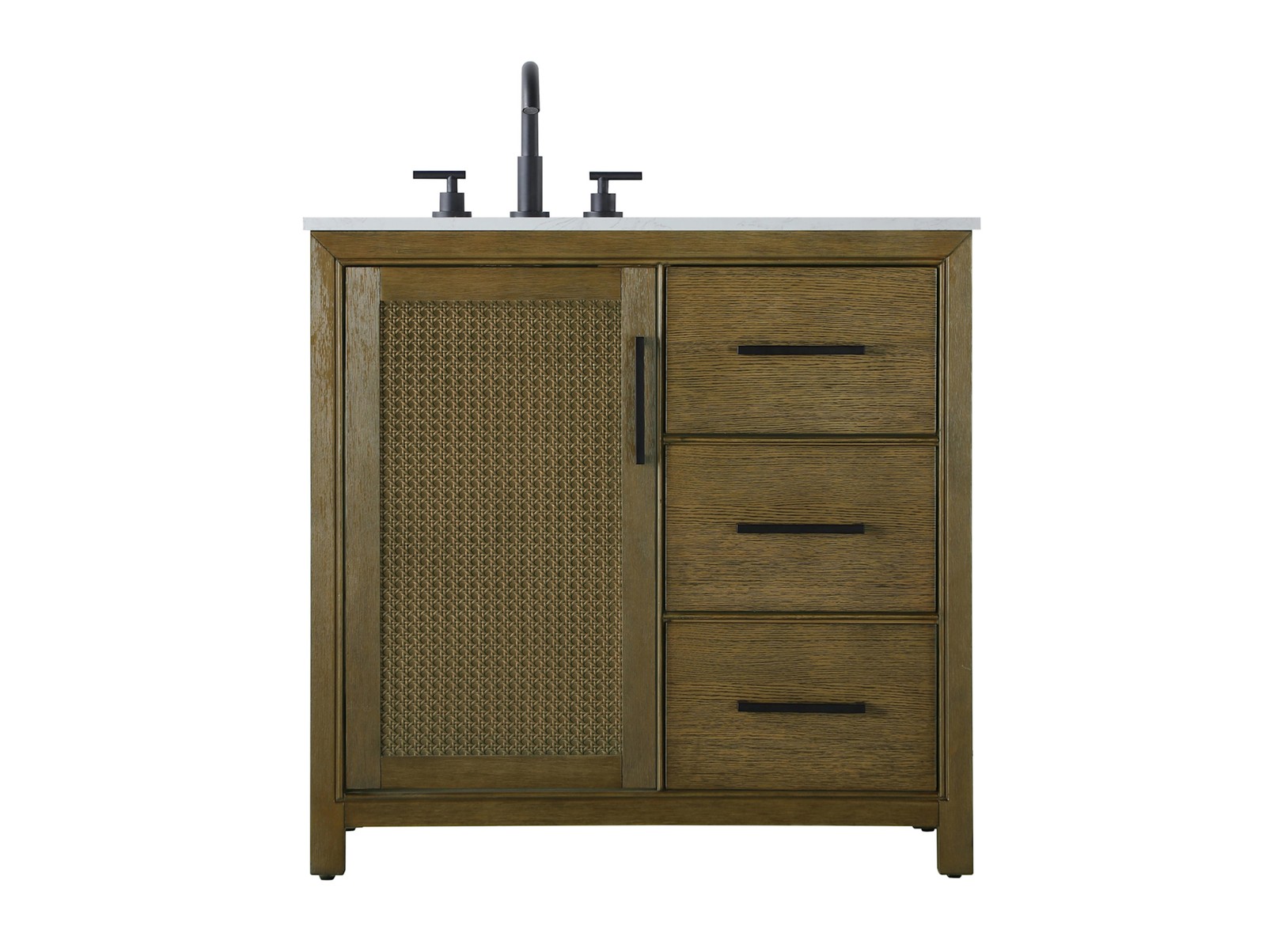 Elegant Lighting VF29536 Alina 36″ – Hazel Oak