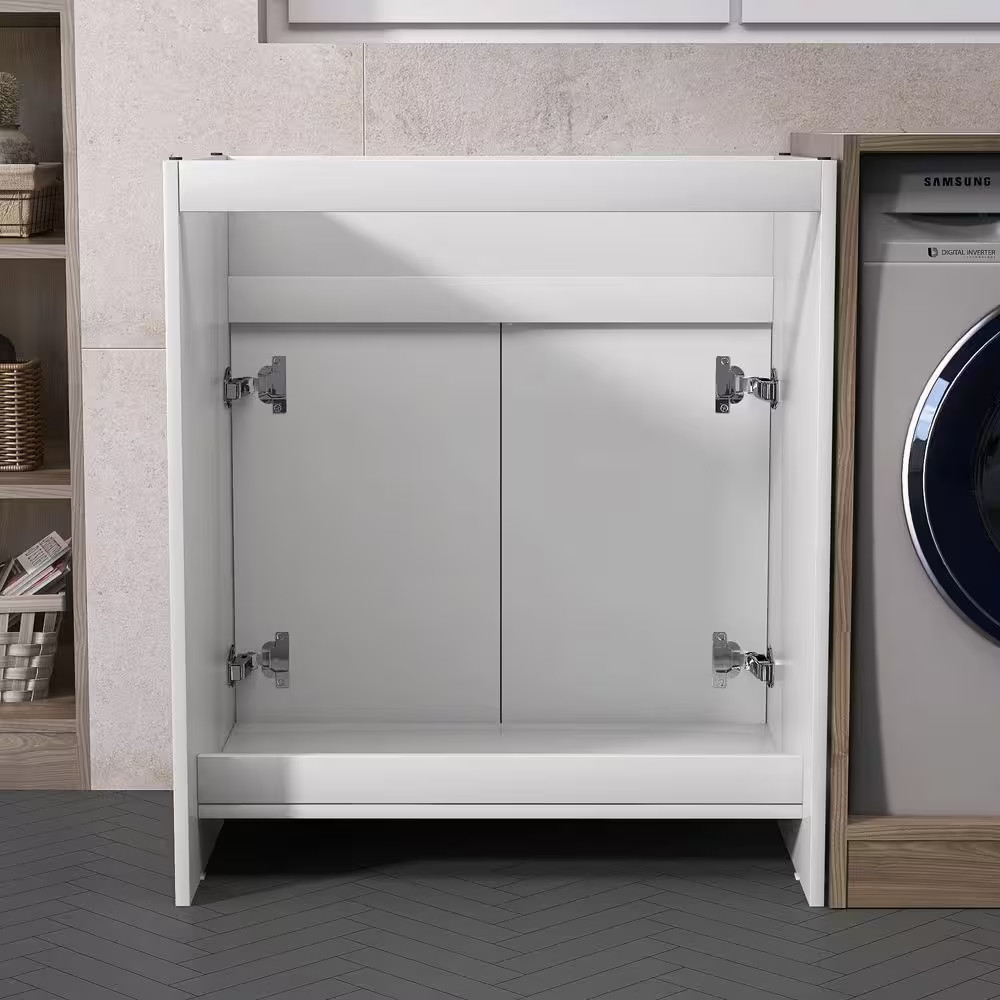 Lau 29.5 In. Wx 21.5 In.Dx 34 In.H Freestanding Bath Vanity Cabinet without Top