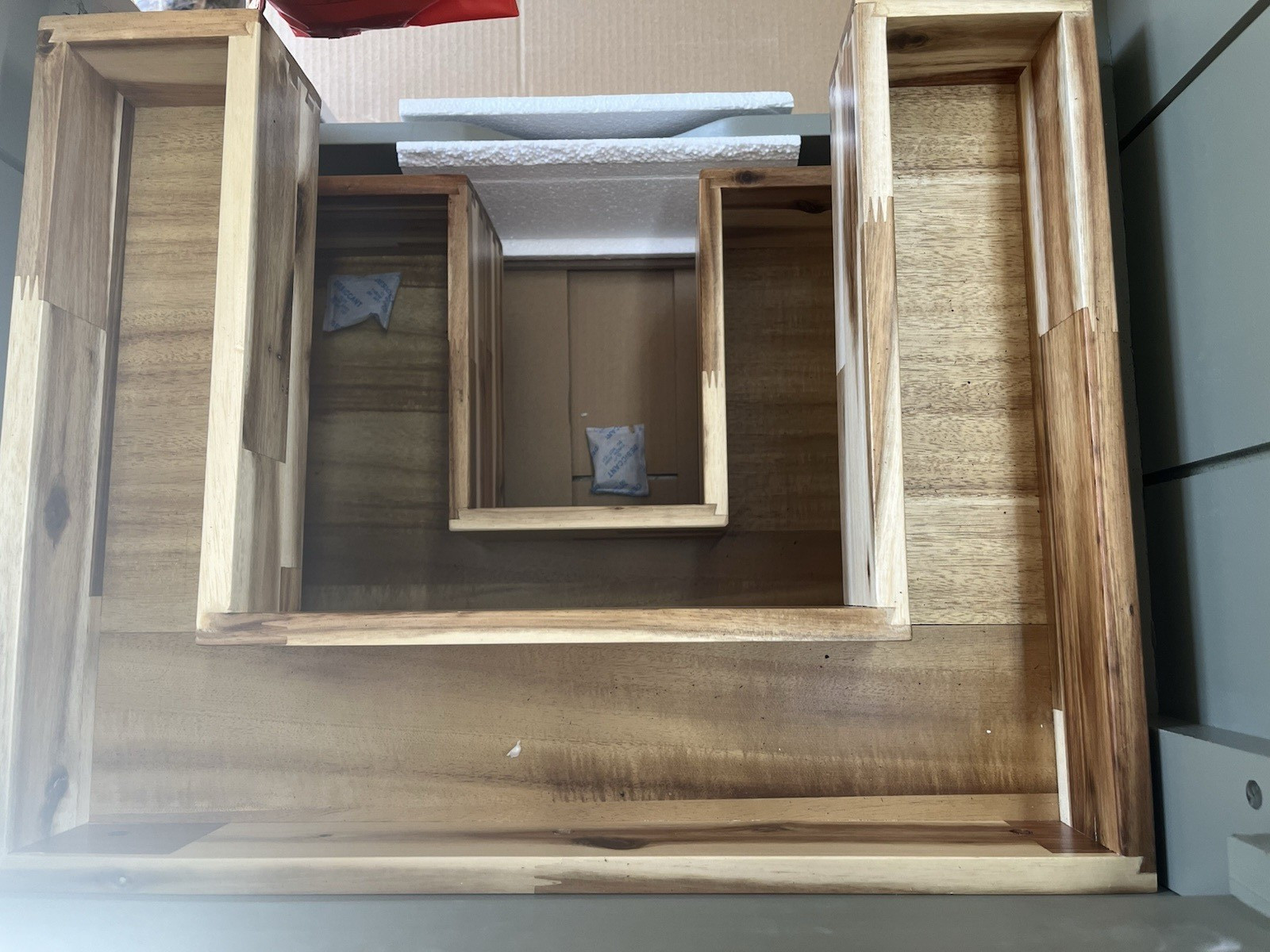 Fresca Formosa 24″ Ash Floating Vanity Base Cabinet No Sink, New Open Box