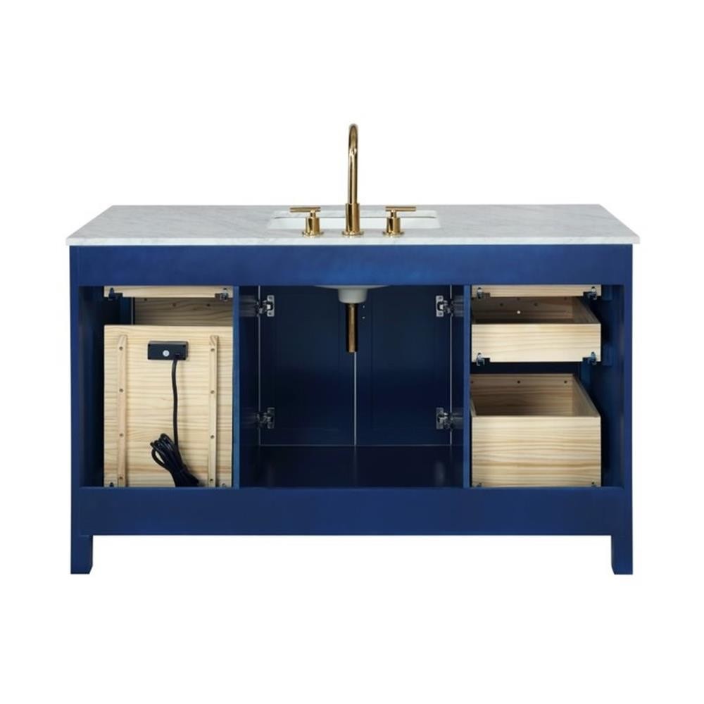 Maklaine 48″ Single Vanity in Blue