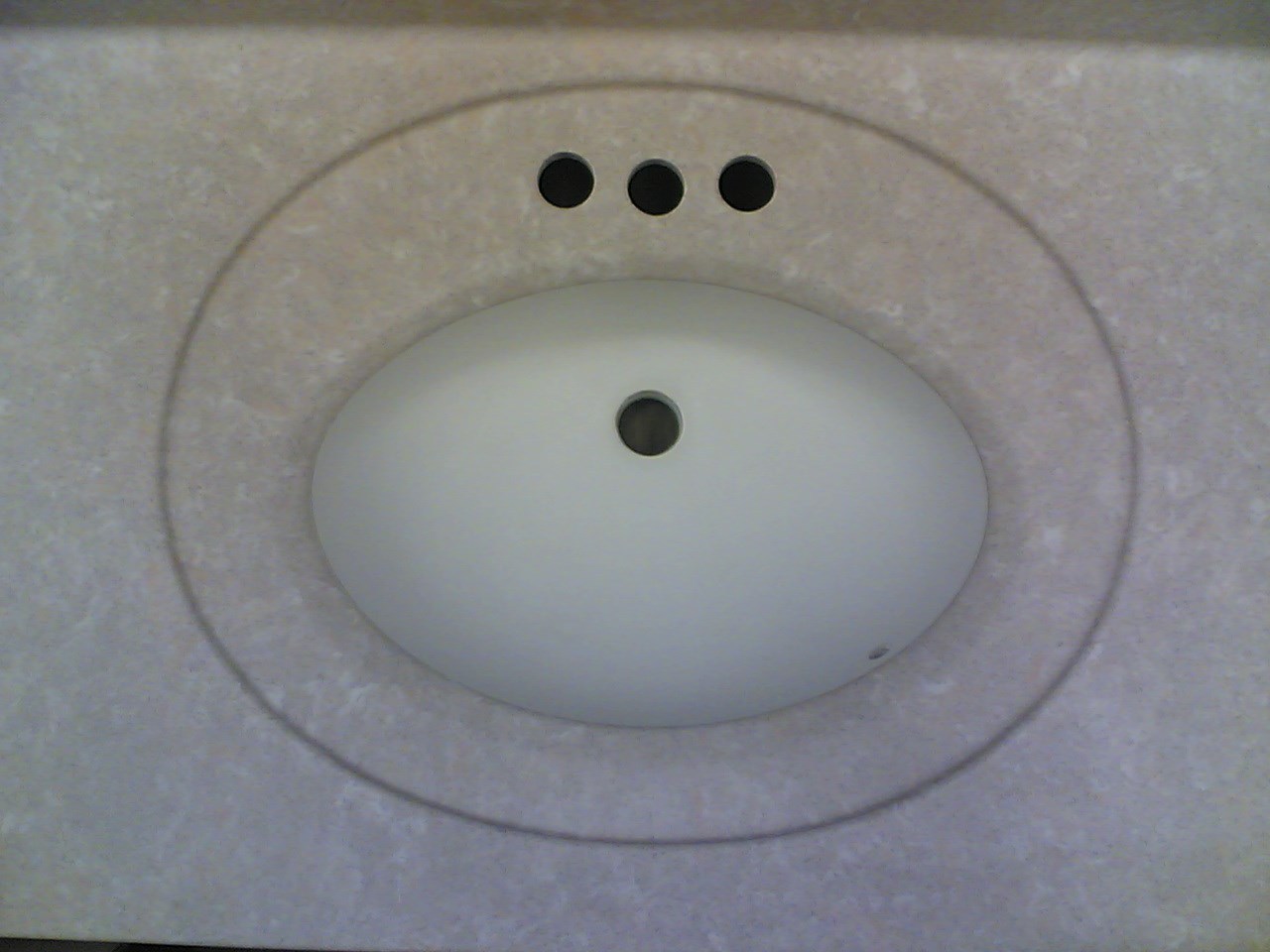 NEW: Elegant Cultured GRANITE Bathroom VANITY TOP + Double-Bowl Sinks (73 x 22)