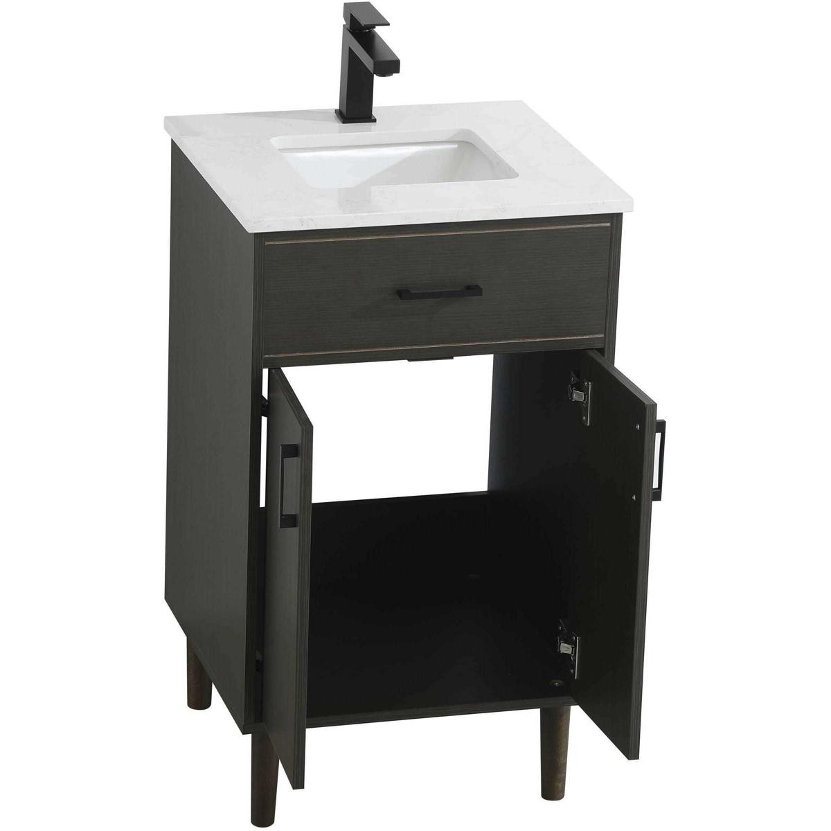 Elegant Lighting VF25020MMB Chandler Vanity Mocha Brown