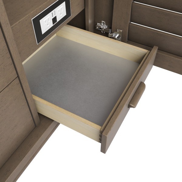 60″ James Martin Portland 620-V60D-WW-3WZ Double Vanity Cabinet White Zeus Top