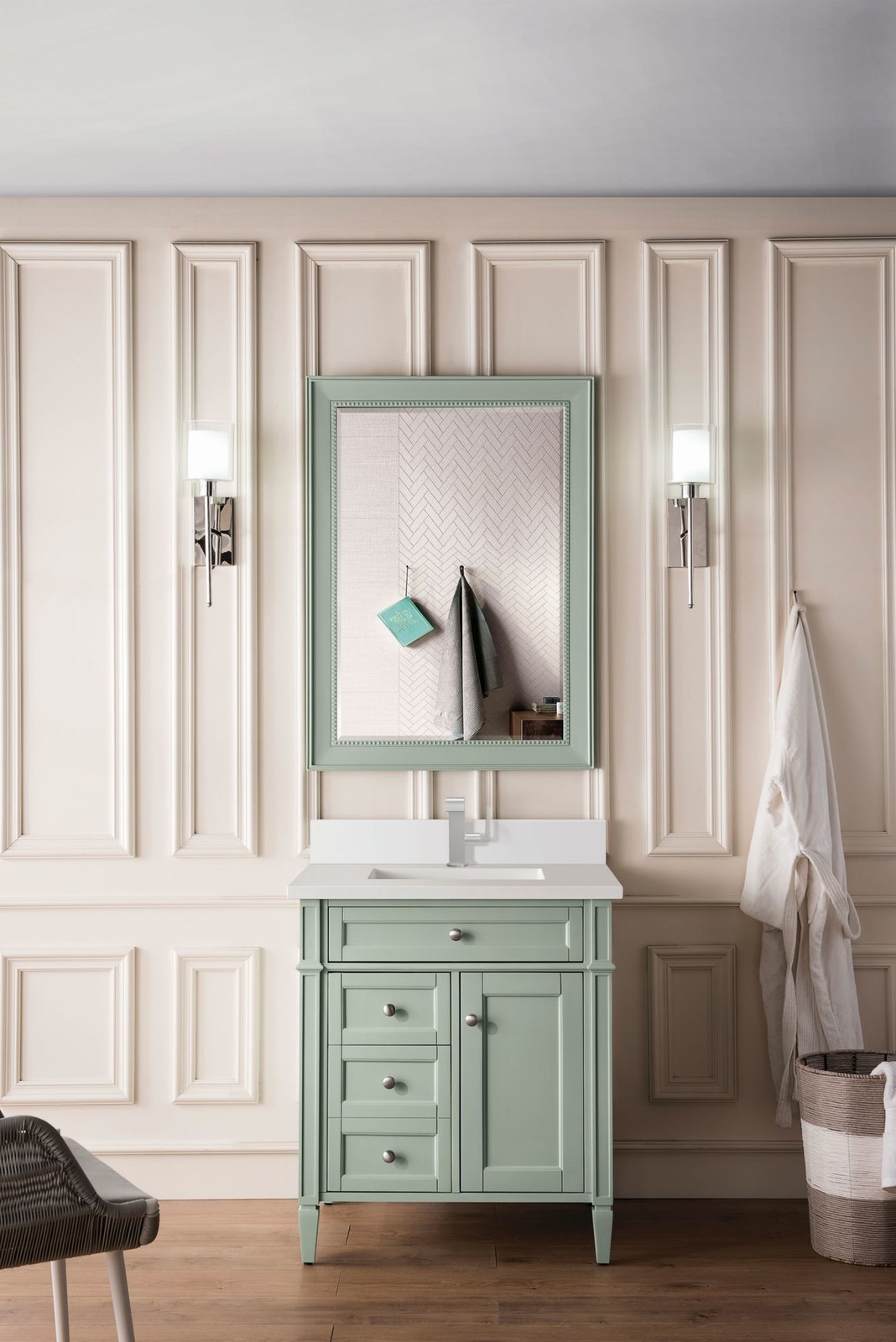 James Martin Vanities 650-V30-1WZ Brittany 30″ Single Basin – Black