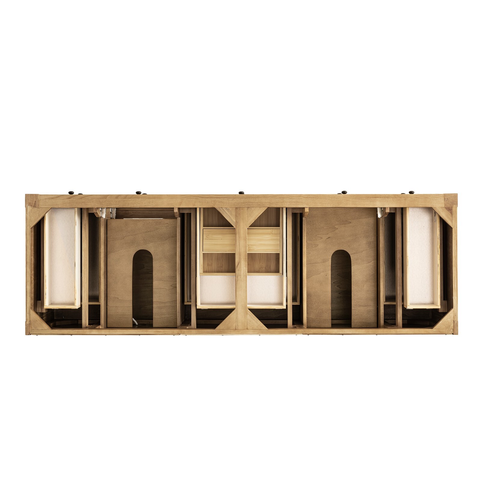 72in James Martin Breckenridge 330-V72-LNO Vanity Base Only, Light Natural Oak