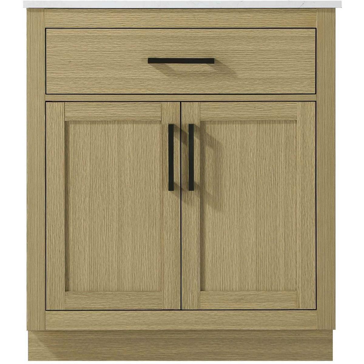 Elegant Lighting VF29730MHB Alden Vanity Honey Brown