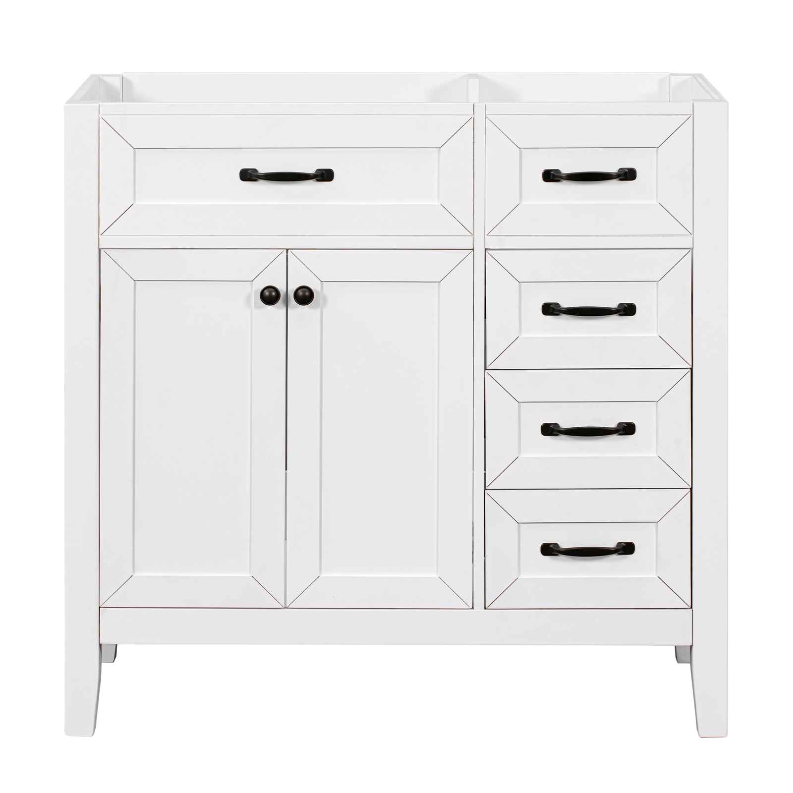 36″ Single Bathroom Vanity Bathroom Storage Cabinet (Sink Basin Not Included)