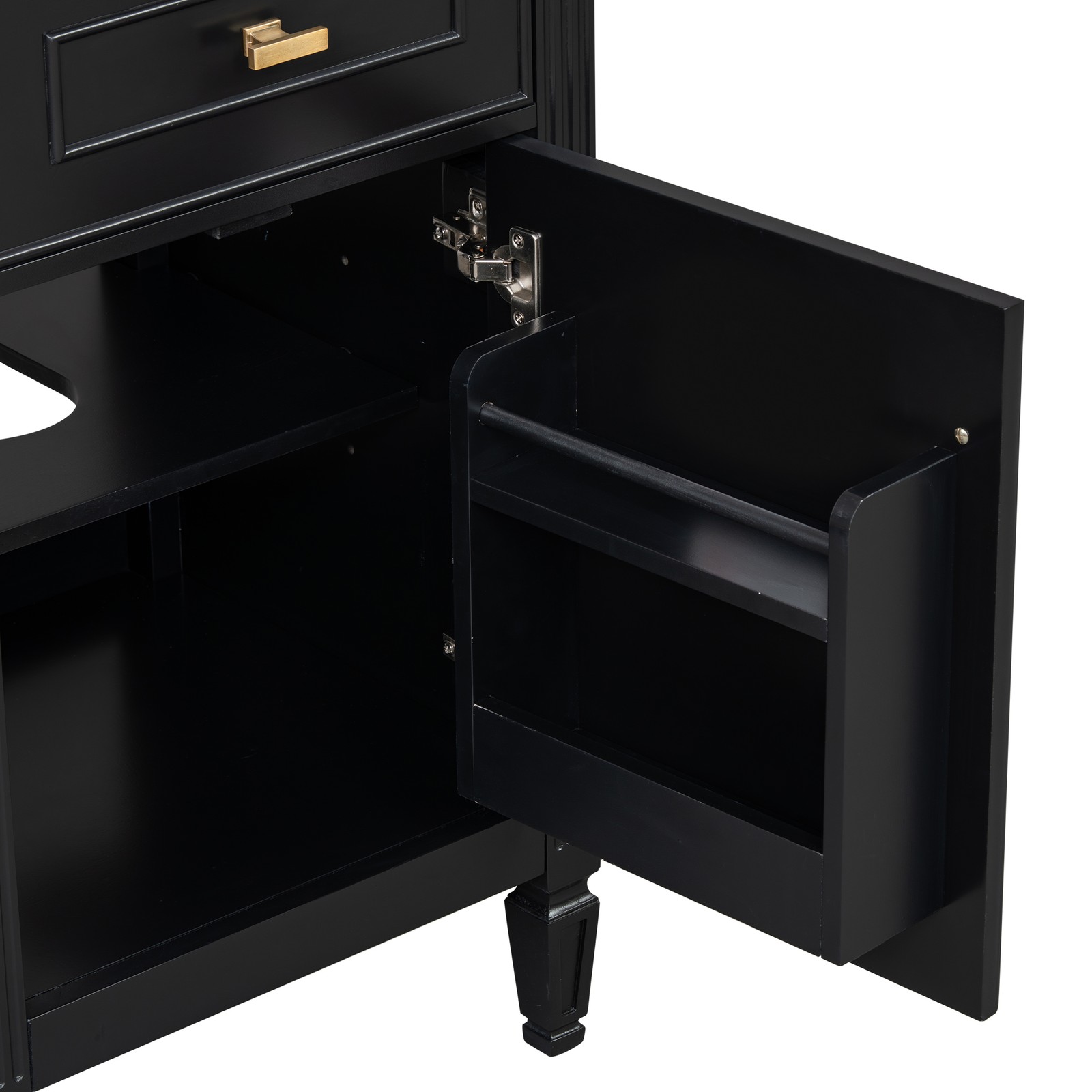 20″ Bathroom Vanity w/Ceramic Sink Modern Storage Cabinet w/Adjustable Shelf