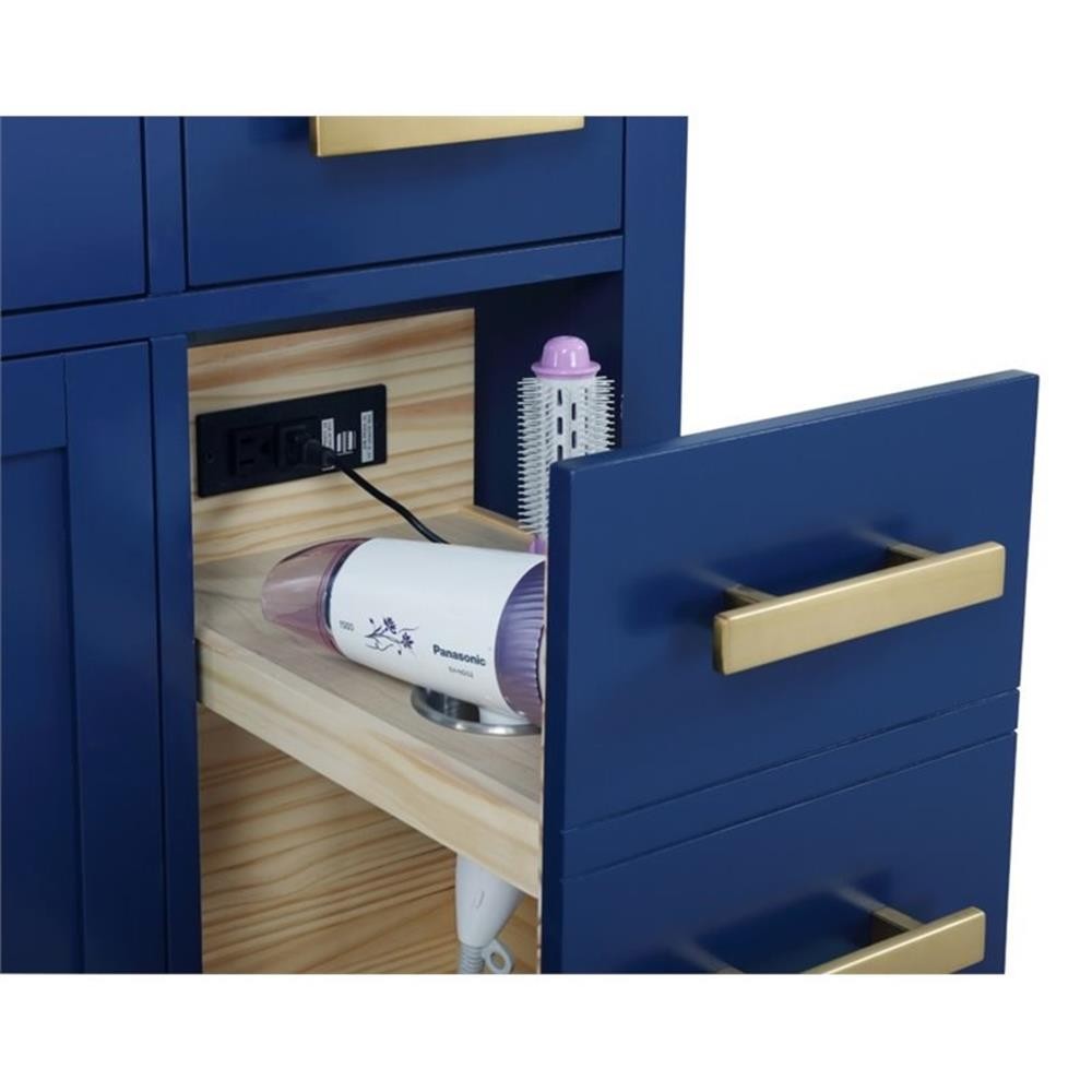Maklaine 48″ Single Vanity in Blue