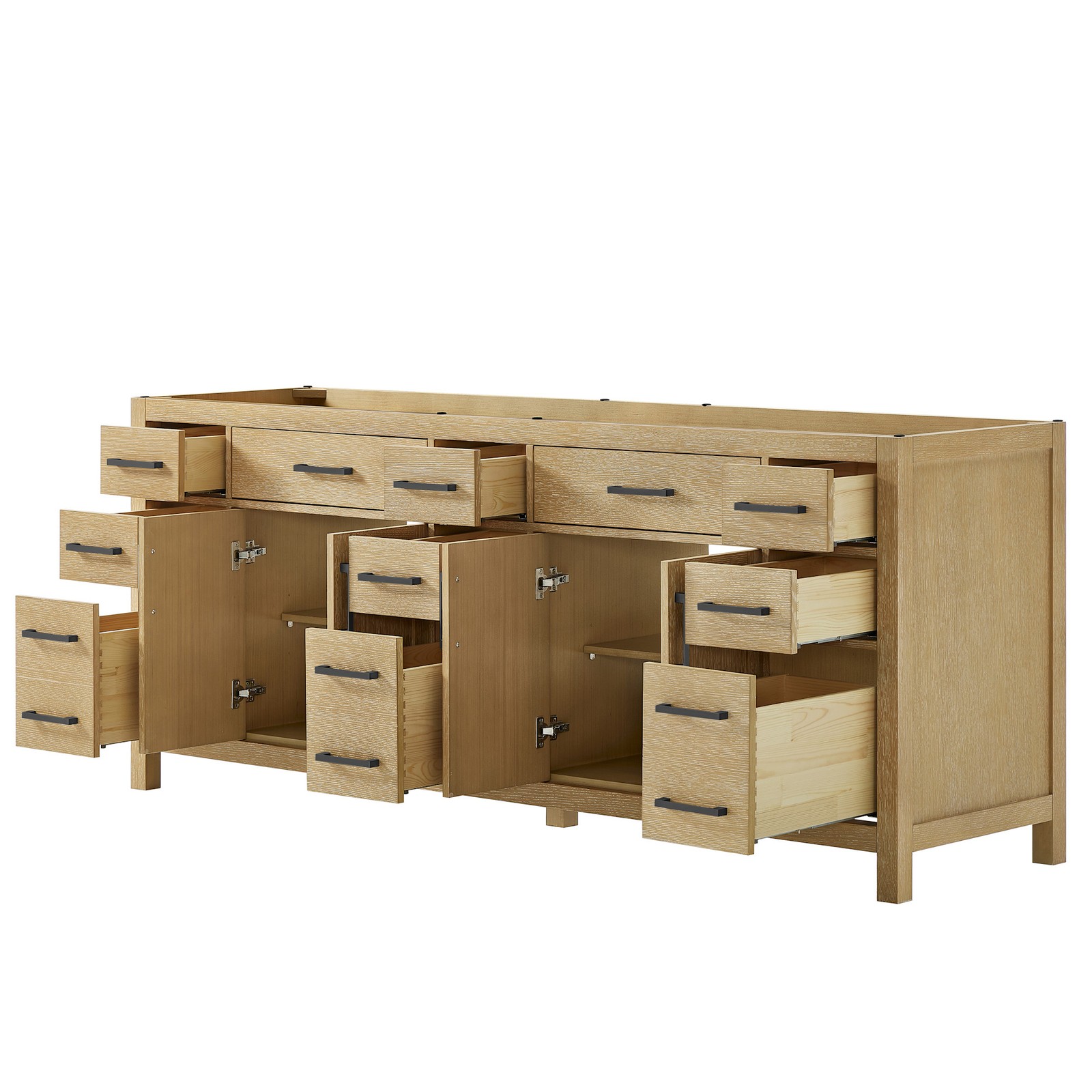 Wyndham Collection WCG242484D-CX-MXX Beckett 83″ Double – White / Brushed Gold