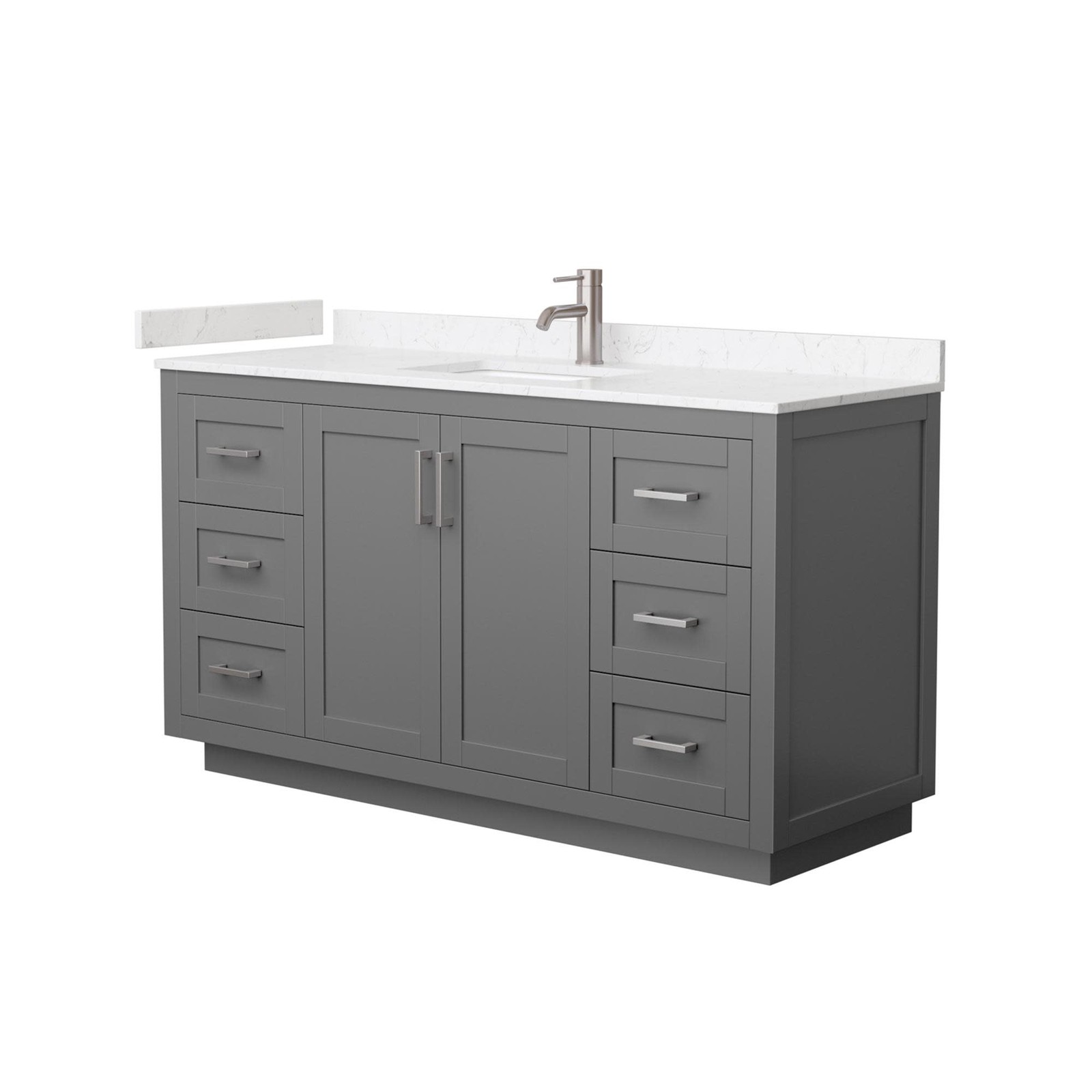 Wyndham Collection WCF2929-60S-VCA-MXX Miranda 60″ – Green / Carrara Cultured