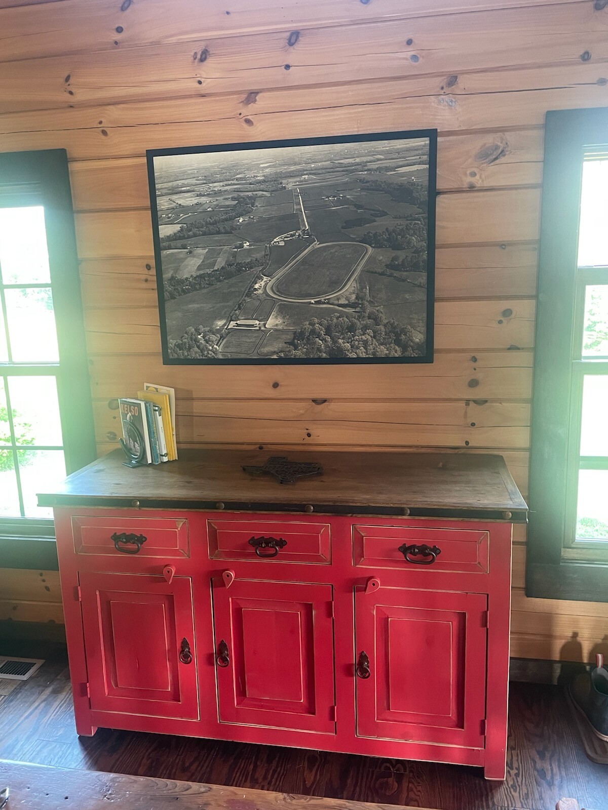 Bryson Rustic Red Bathroom vanity cabinet