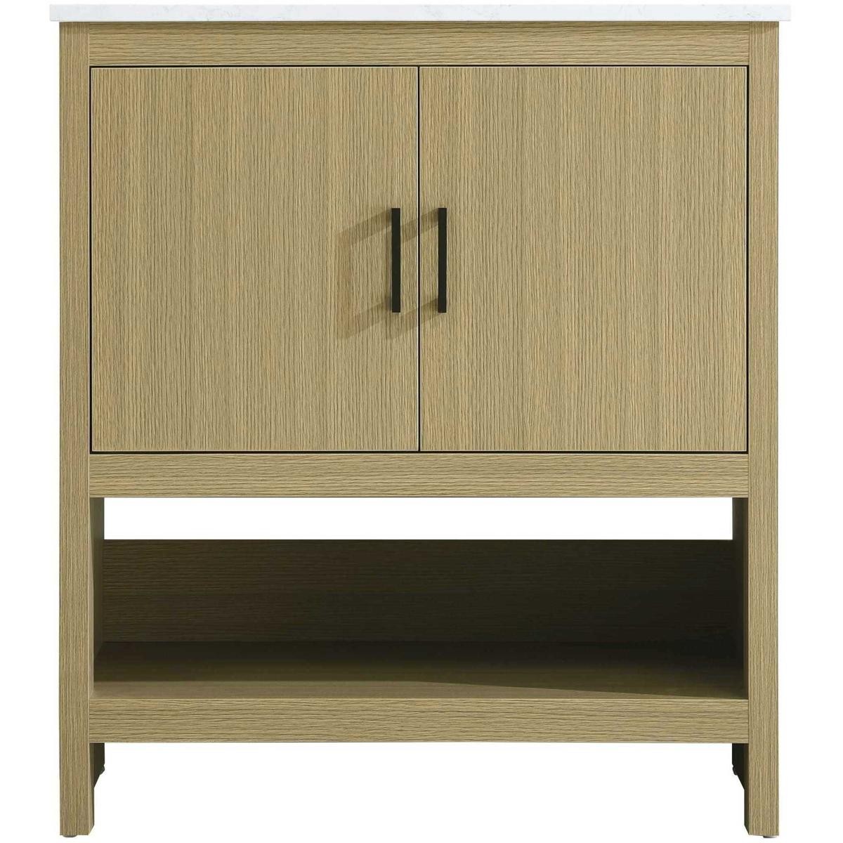 Elegant Lighting VF25230MHB Ira 30 X 34 inch Honey Brown Bathroom Vanity Cabinet