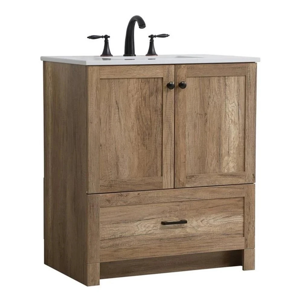 Elegant Lighting Soma 30″ Free Standing Single Basin Vanity Set Model: VF2830NT