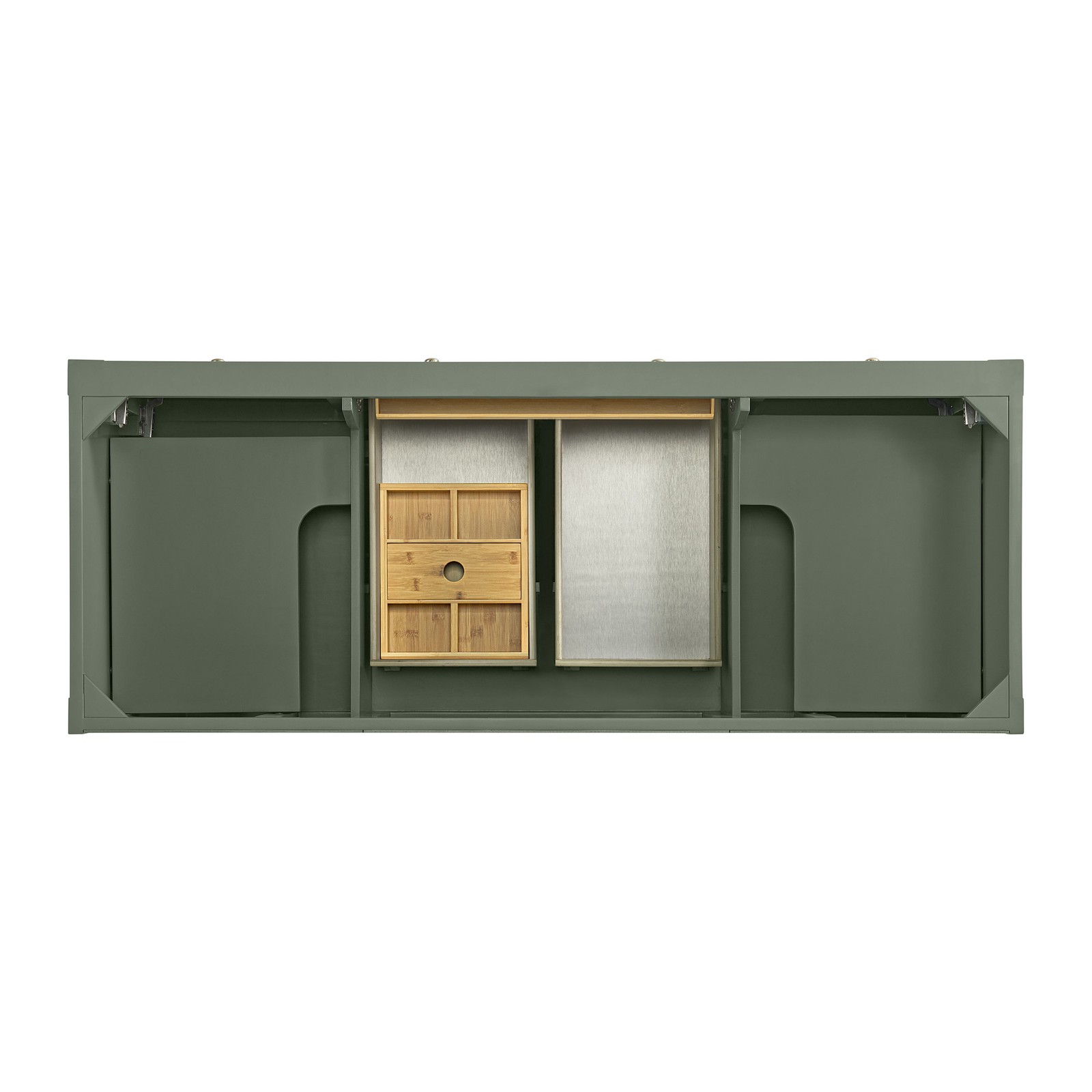 James Martin Vanities 330-V60D-3SFR Breckenridge 60″ – Whitewashed Oak
