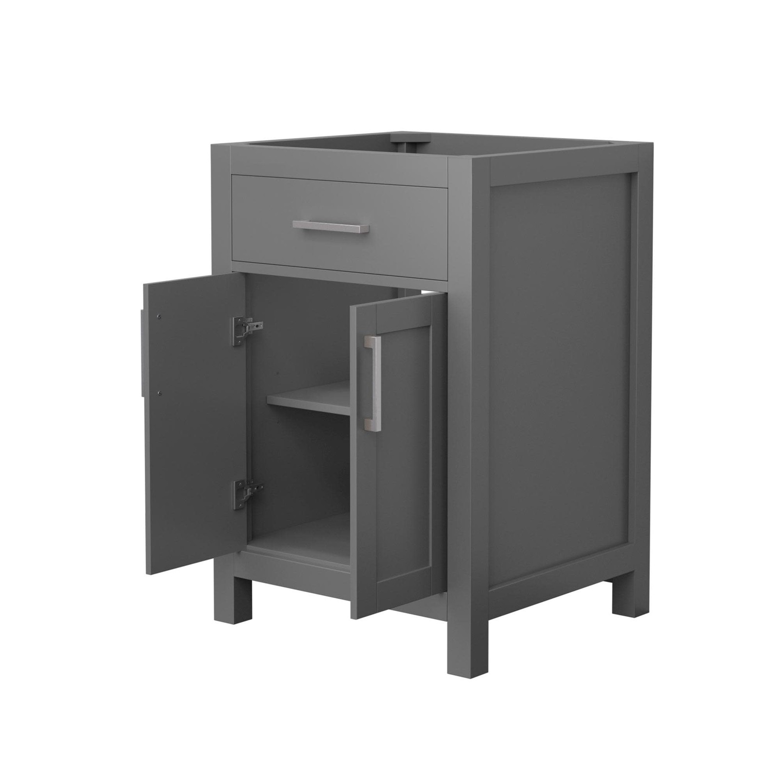 Wyndham Collection WCG242424S-CX-MXX Beckett 24″ Single – Dark Gray / Matte