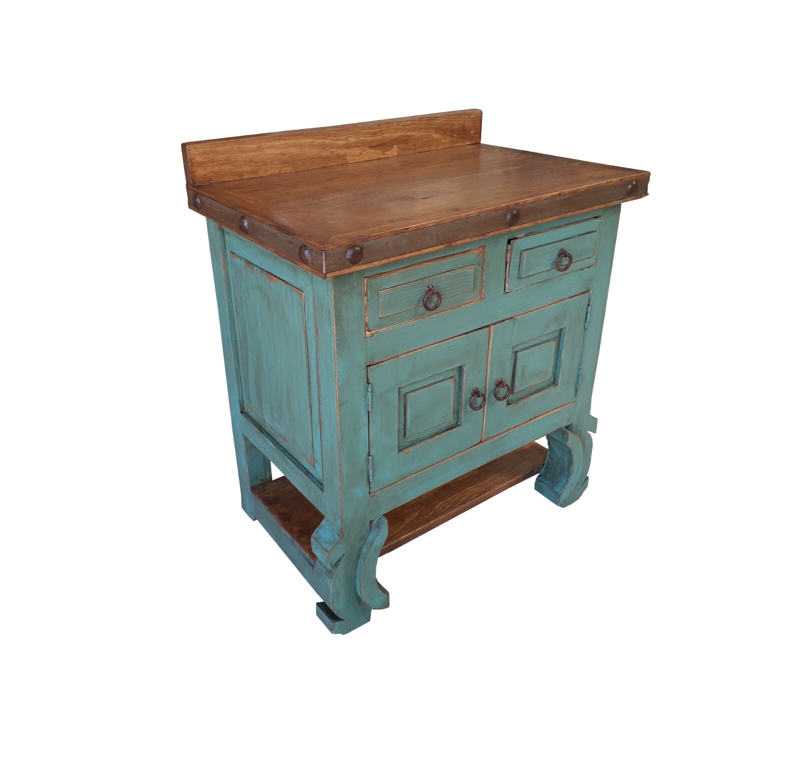 Delano Turquoise Bathroom Vanity With Sink