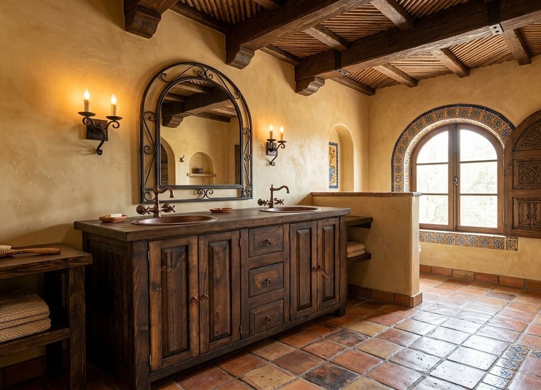 Texas Rustic Bathroom Vanity