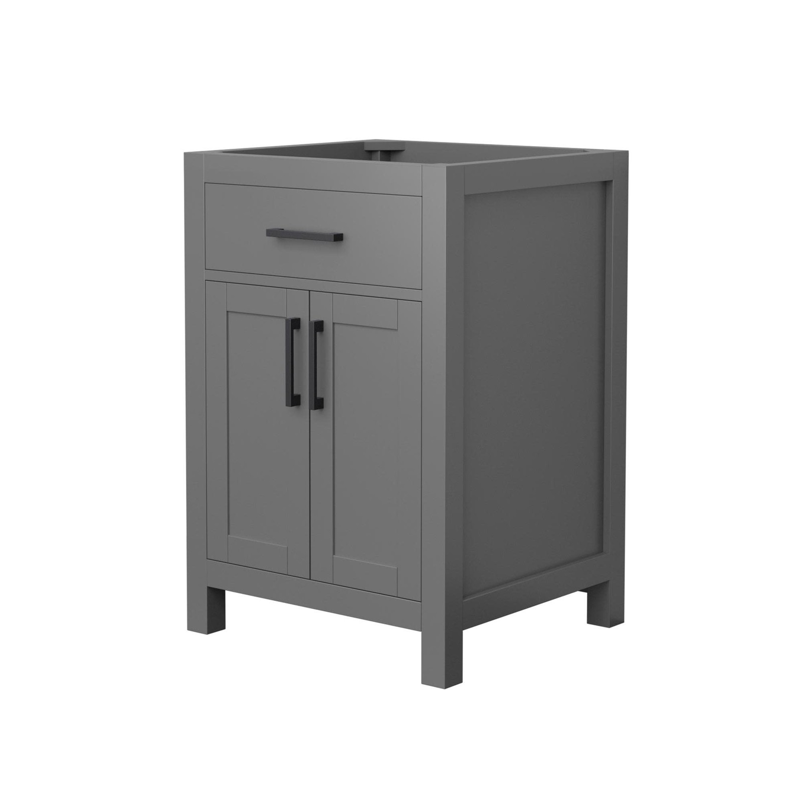 Wyndham Collection WCG242424S-CX-MXX Beckett 24″ Single – Dark Gray / Matte
