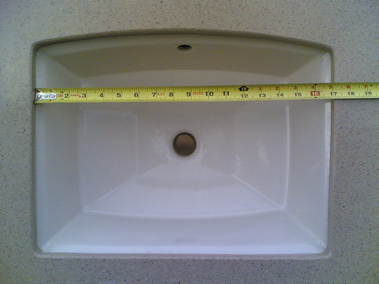 NEW (Display) Elegant GRANITE Bathroom VANITY TOP + Kohler Sink (61 x 22)
