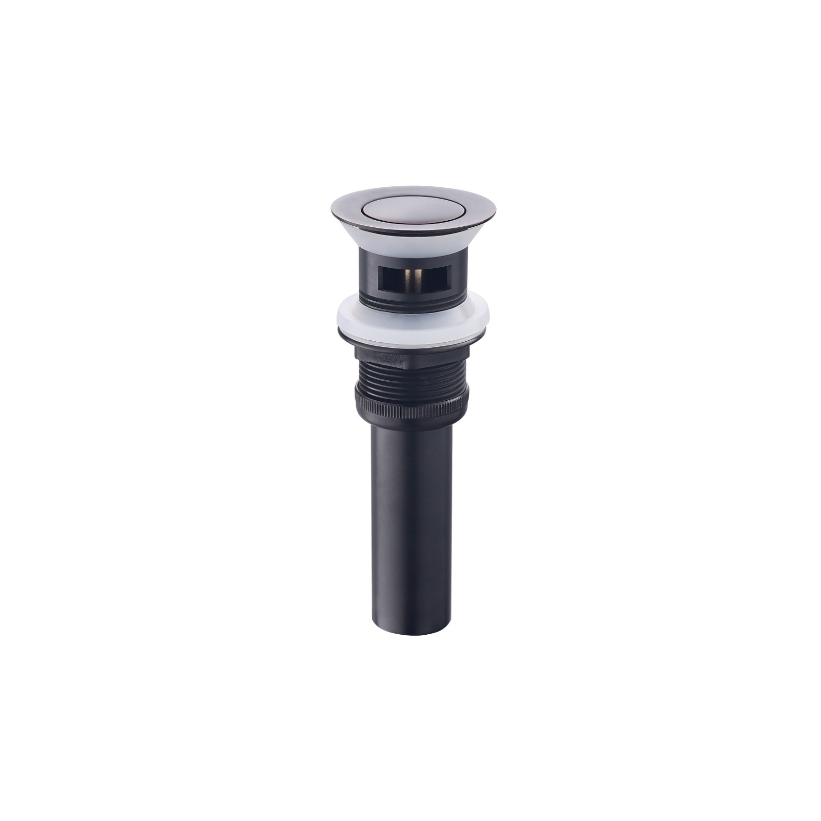 Bathroom Faucet Vessel Vanity Sink Pop Up Drain Stopper with Overflow Brass Body