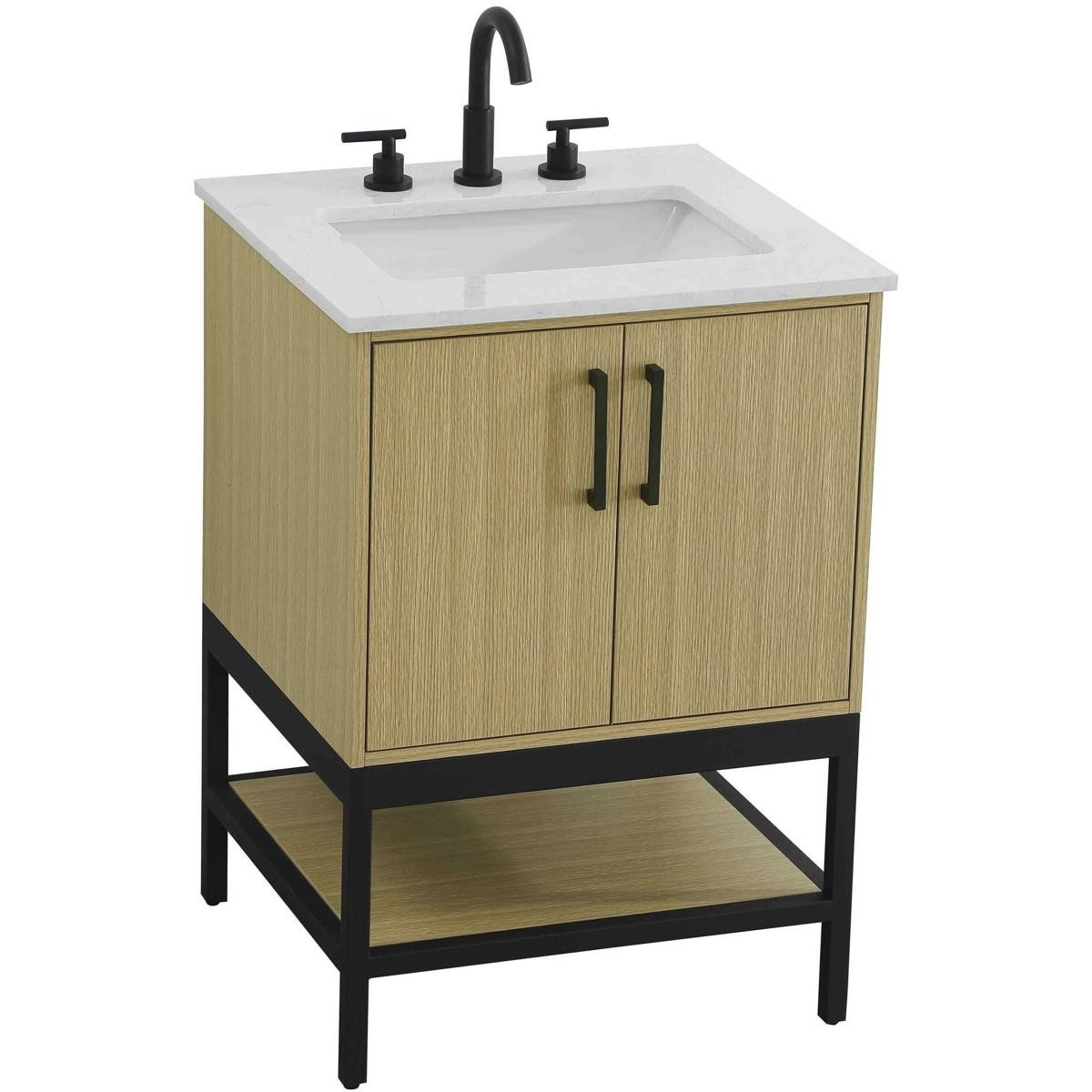 Elegant Lighting VF60724MHB Lennox Vanity Honey Brown