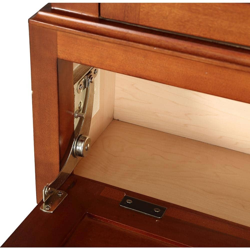 Home Decorators Naples 26.5 in. Bathroom Cabinet w/ Warm Cinnamon