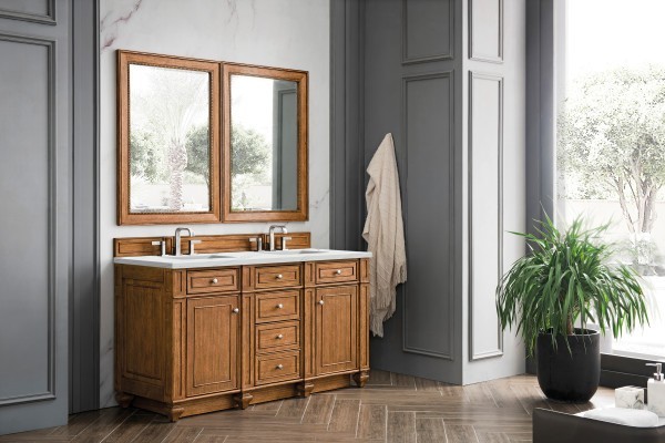 60″ James Martin Bristol 157-V60D-SBR-3ENC Ethereal Noctis Silestone Vanity
