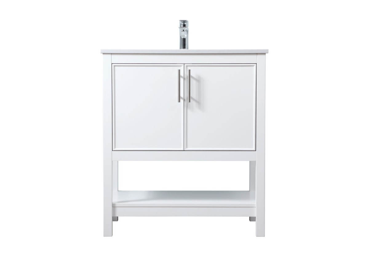 Elegant Lighting VF26630 Everett 30″ – White