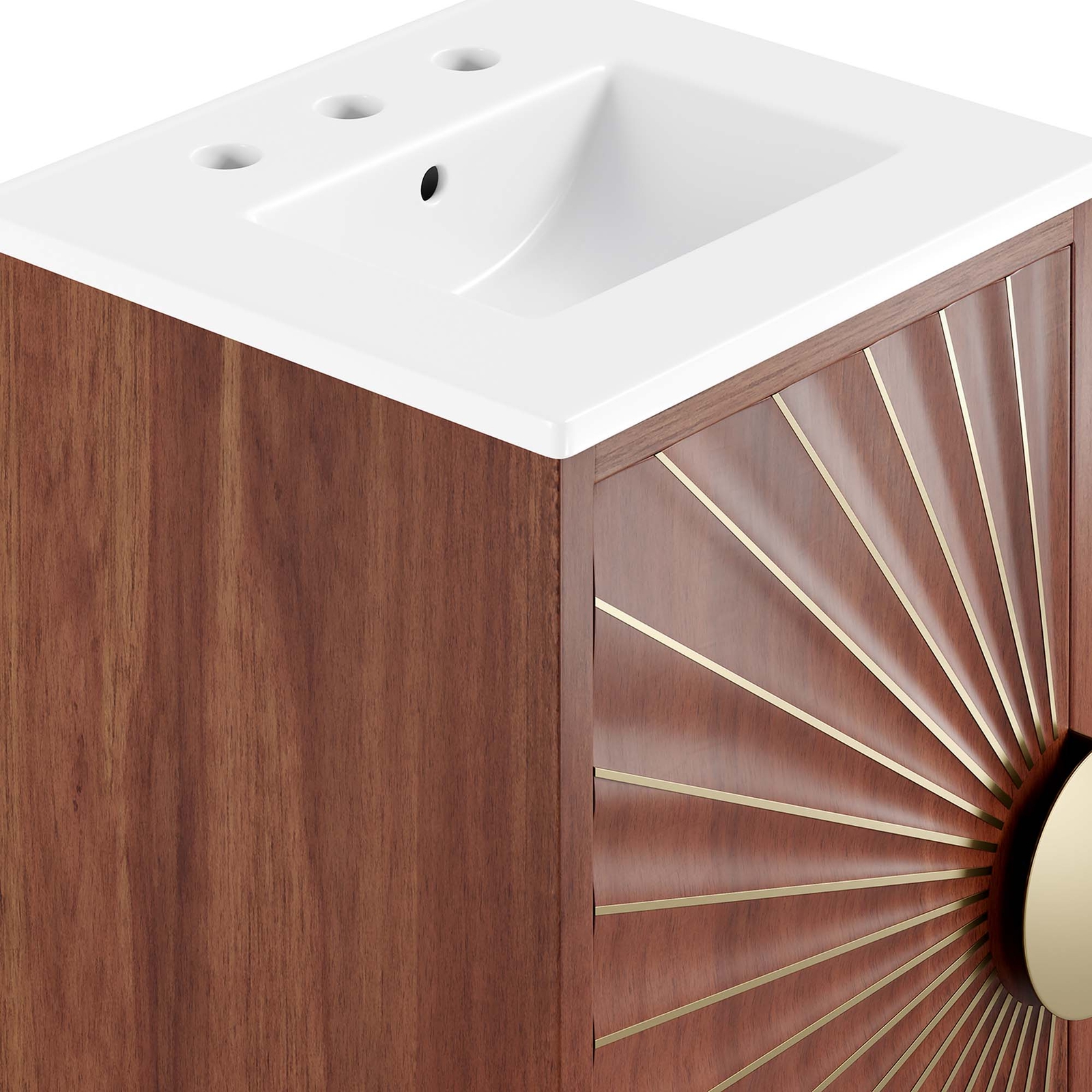 Daylight 18″ Bathroom Vanity in White Walnut