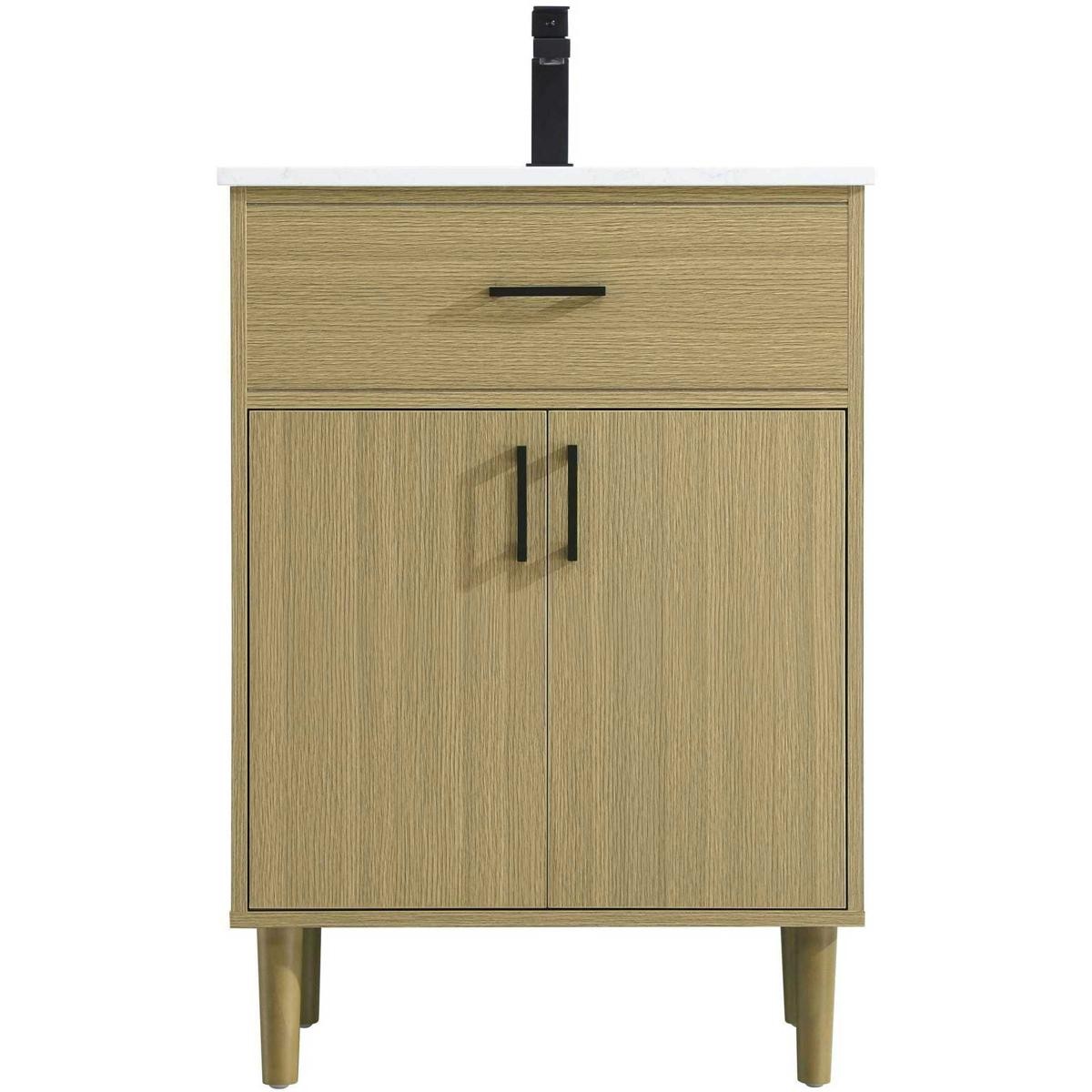Elegant Lighting VF25024MHB Chandler Vanity Honey Brown