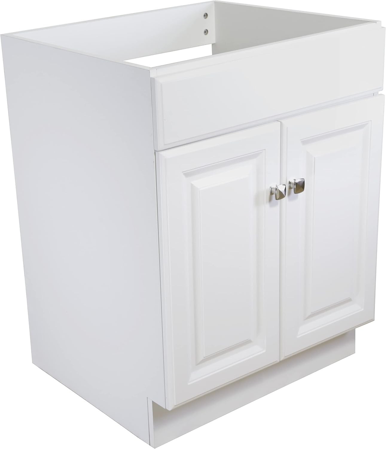 Stylish Wyndham 2-Door Bathroom Vanity Cabinet – Easy Assembly, White Finish