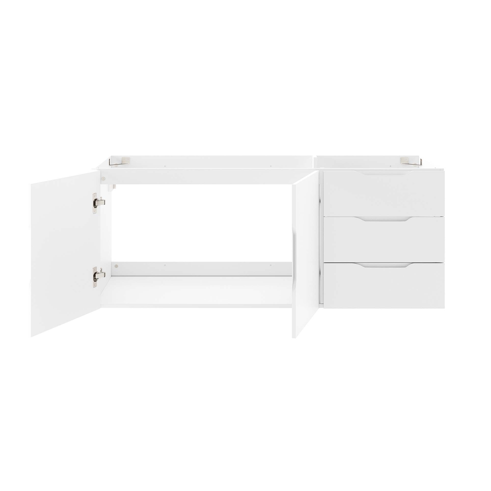 Vitality Double or Single Sink Compatible (Not Included) Bathroom Vanity Cabinet