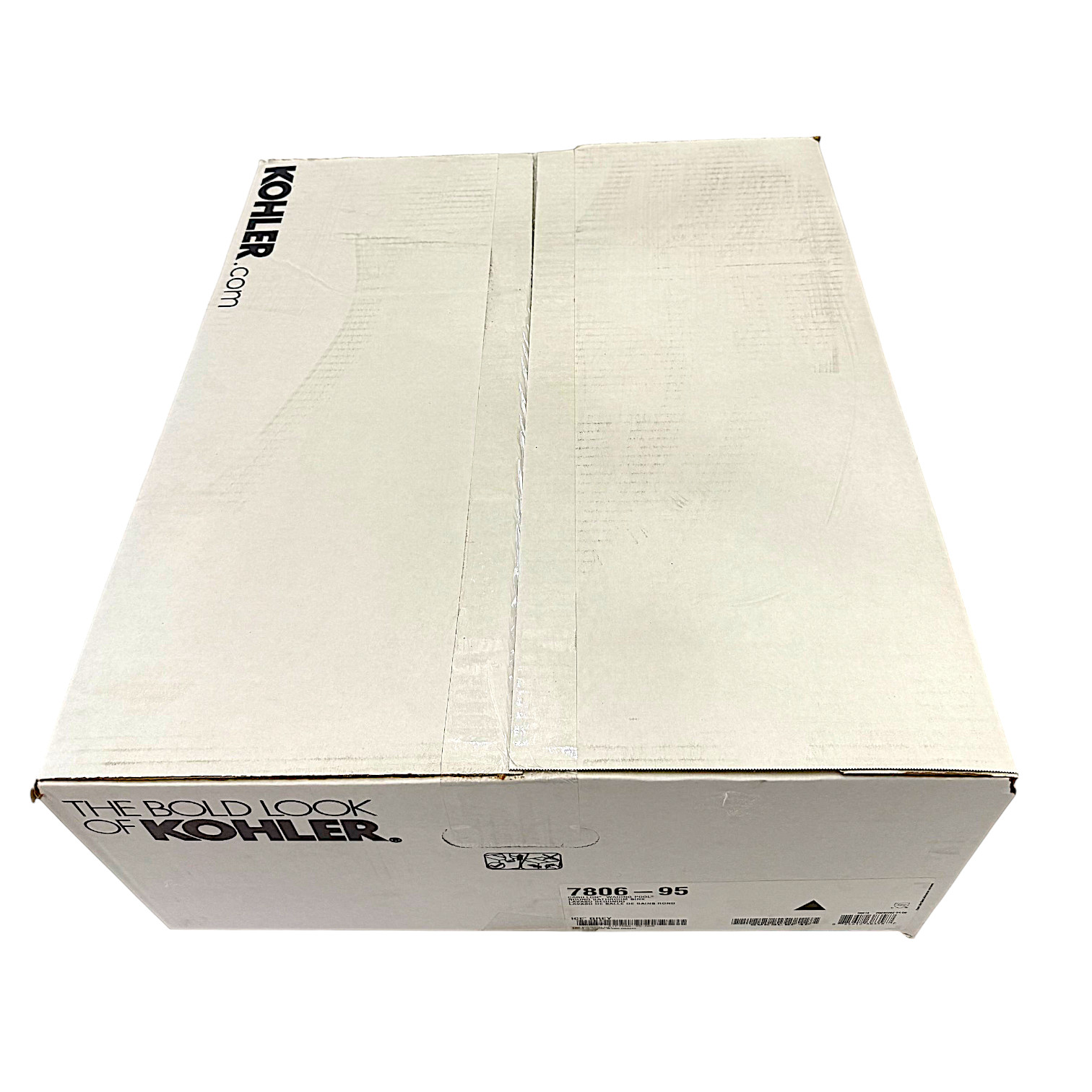 NEW KOHLER K-7806-95 Carillon Round Wading Pool Vessel Bathroom Sink, White