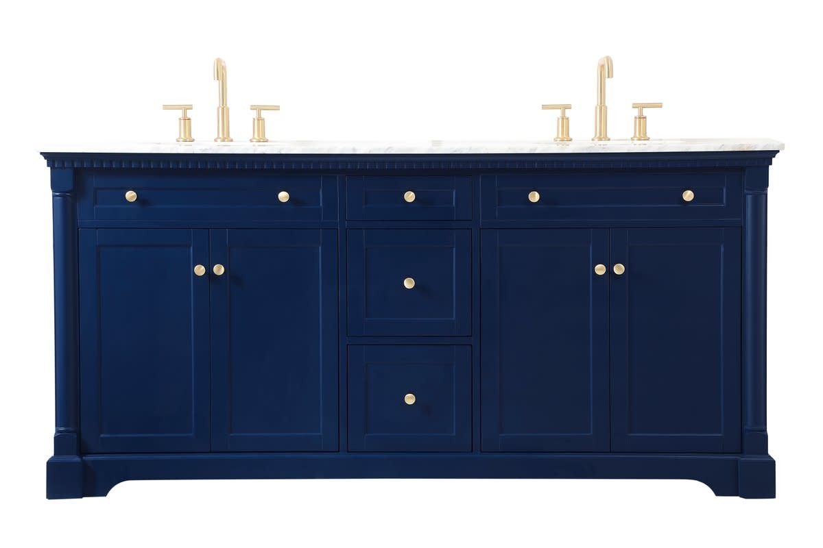 Elegant Lighting VF53072D Clarence 72″ – Blue