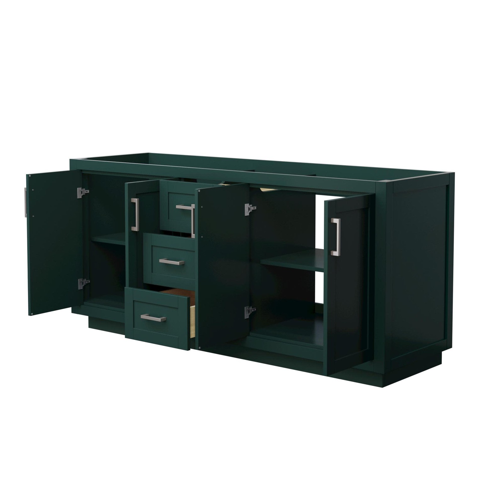 Wyndham Collection WCF2929-72D-CX-MXX Miranda 71″ Double – Green / Brushed Gold