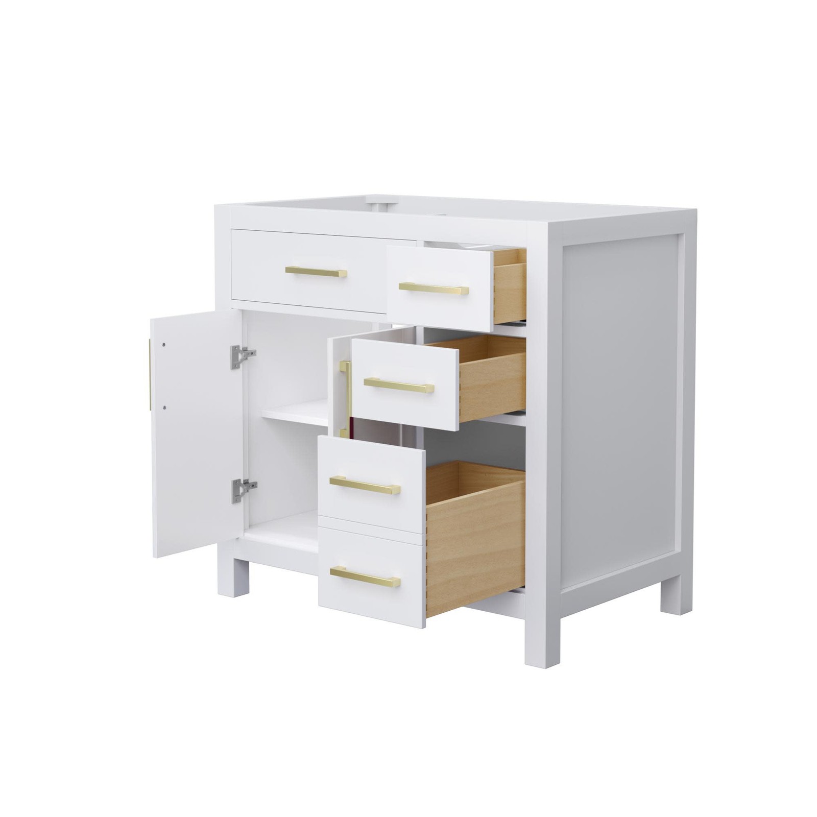 Wyndham Collection WCG242436S-CX-MXX Beckett 36″ Single – Dark Gray / Matte