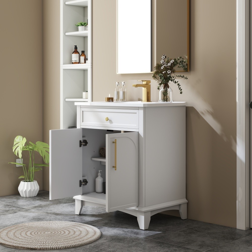 27.8″ White Ceramic Basin, Only Ceramic Sink, Without Cabinet