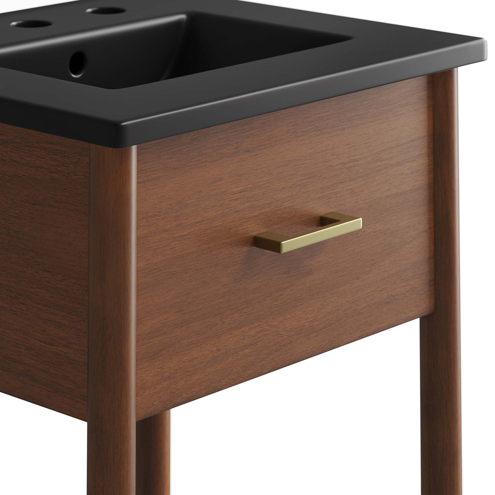 Zaire 18″ Bathroom Vanity in Walnut Black