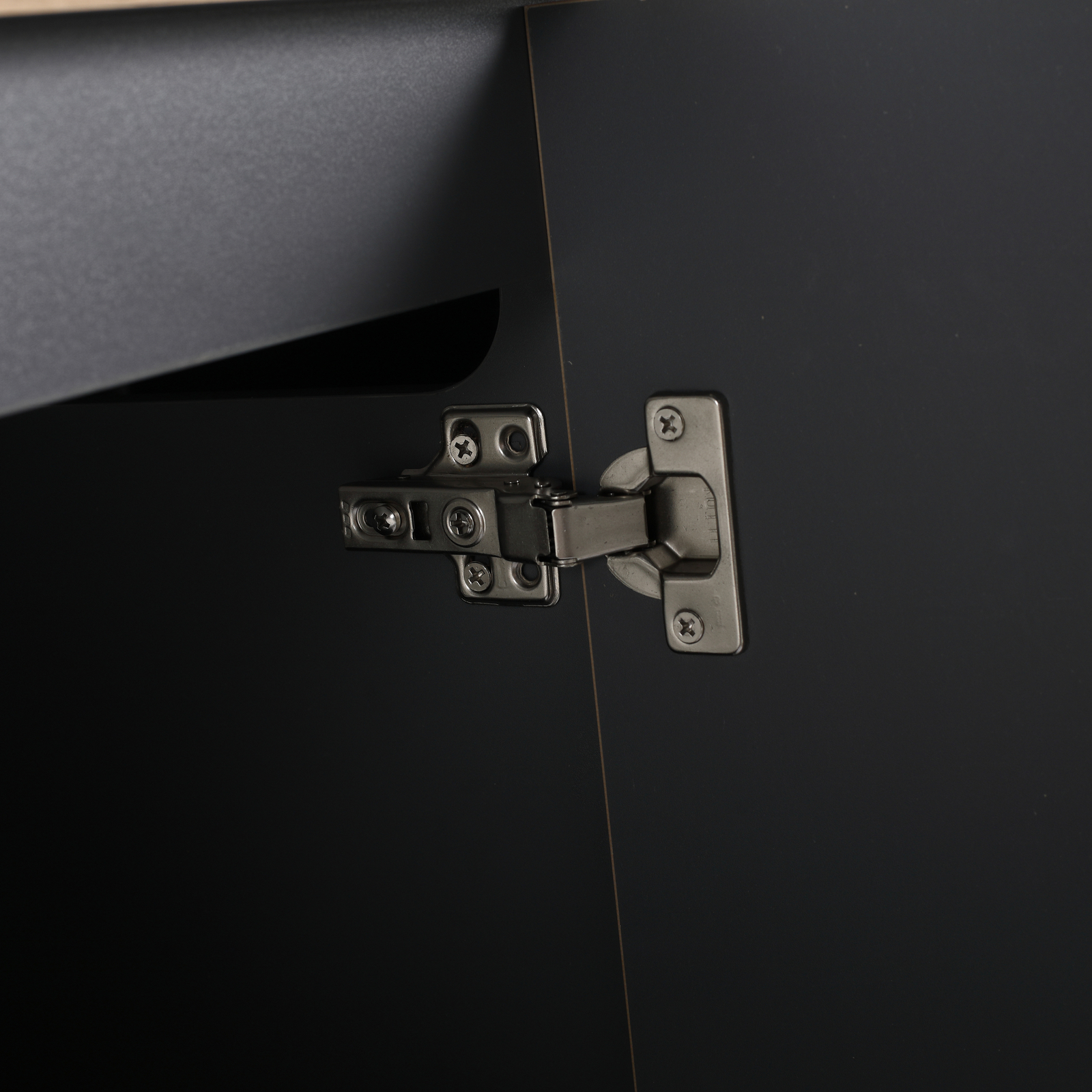 48″ Plywood Freestanding Bathroom Vanity Without Sink Top Included With 3 Doors